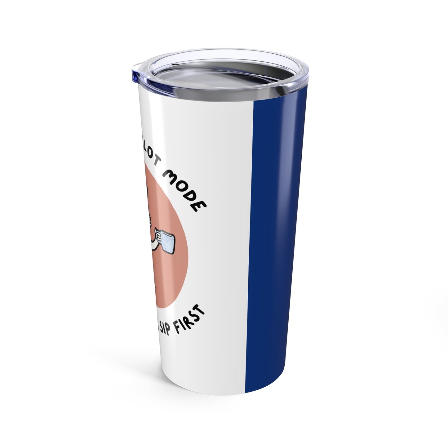 Autopilot Cat Tumbler, 20oz Travel Mug, Funny Cat Lover Gift, Cute Beverage Container, Coffee Cup for Daily Use