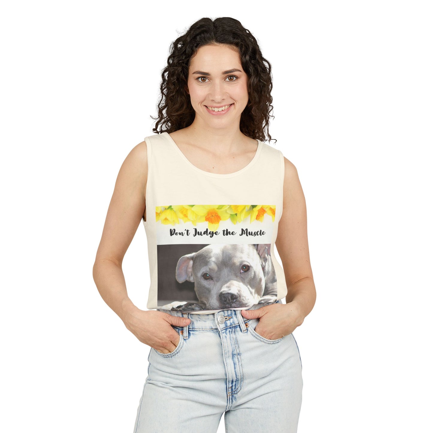 Feel the Love Tank Top, Dog Lover Gift, Summer Fashion, Cute Graphic Tank, Unisex Gift, Casual Wear, Animal Rescue Fundraiser