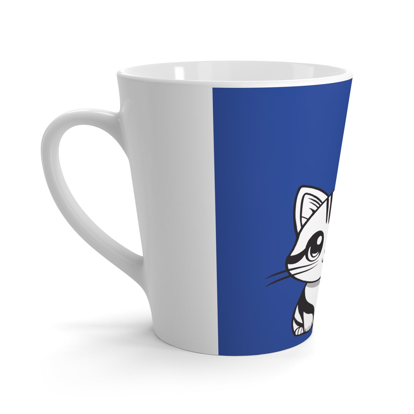 Cute Cat Latte Mug - More Meow Less Monday, Cat Lover Gift, Coffee Cup, Feline Humor Mug, Animal Lover Accessory