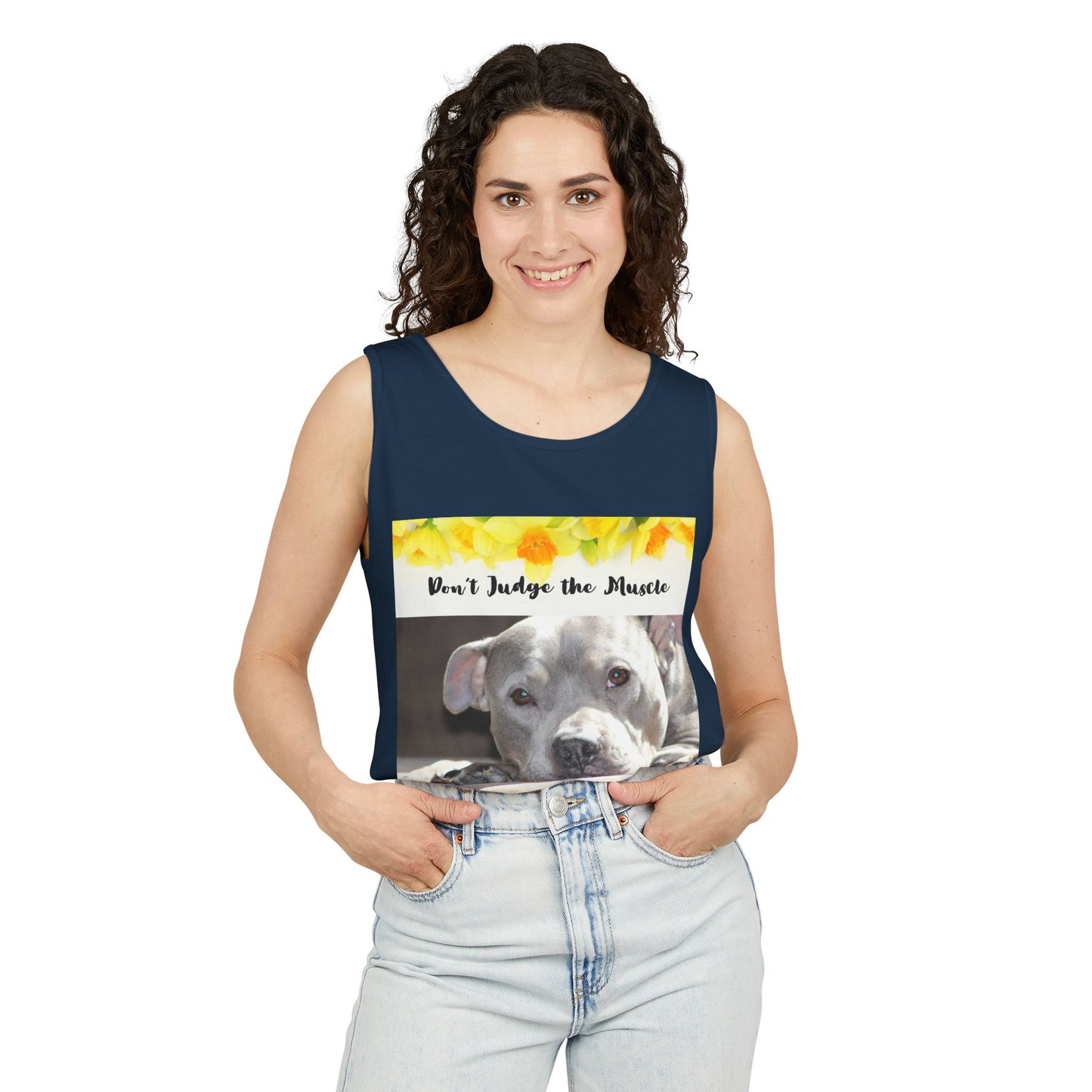 Feel the Love Tank Top, Dog Lover Gift, Summer Fashion, Cute Graphic Tank, Unisex Gift, Casual Wear, Animal Rescue Fundraiser