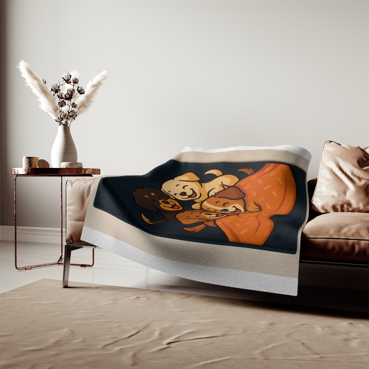 Cozy Dogs Sweatshirt Blanket | Gift for Dog Lovers, Pet Comfort, Home Decor, Birthday Present, Snuggle Throw