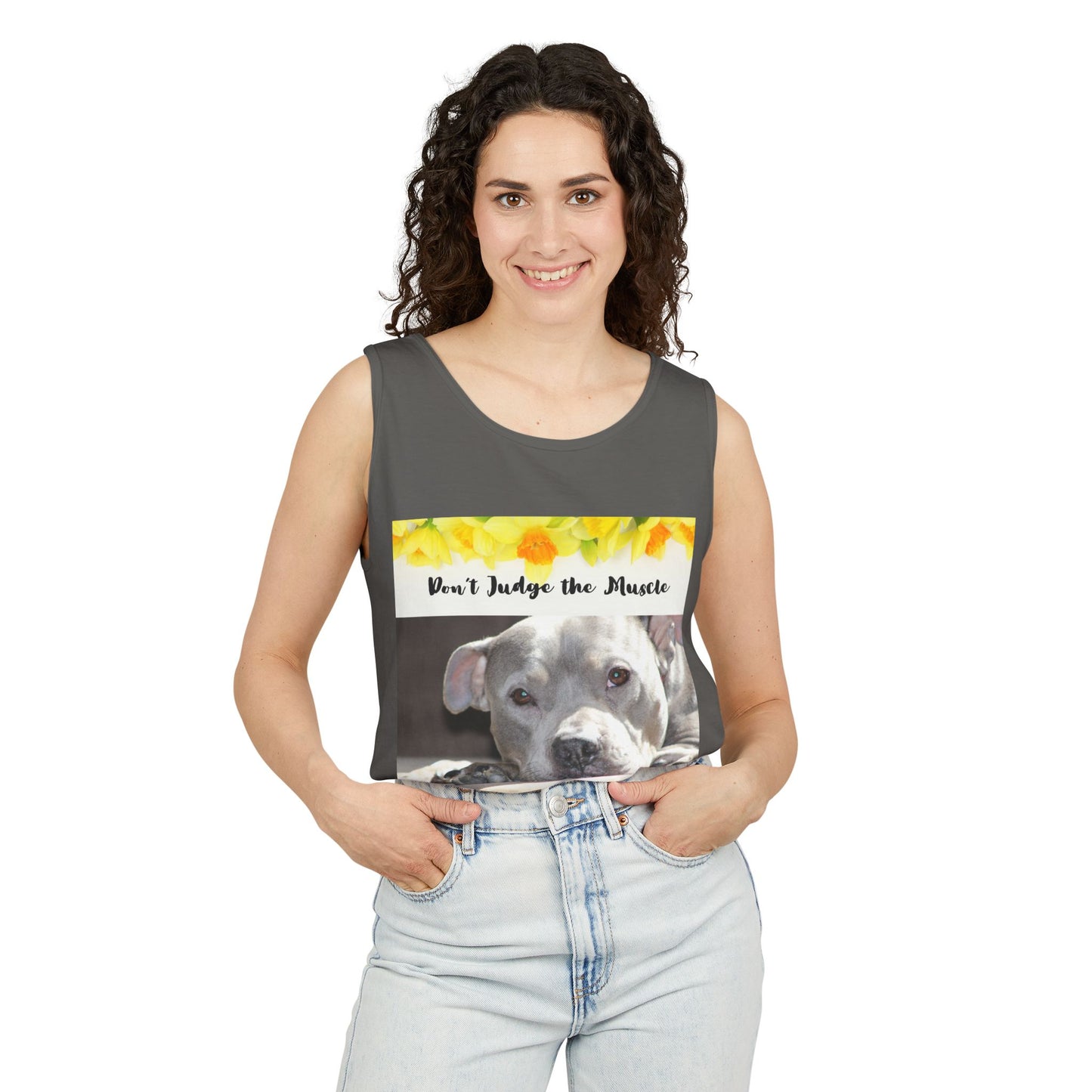 Feel the Love Tank Top, Dog Lover Gift, Summer Fashion, Cute Graphic Tank, Unisex Gift, Casual Wear, Animal Rescue Fundraiser