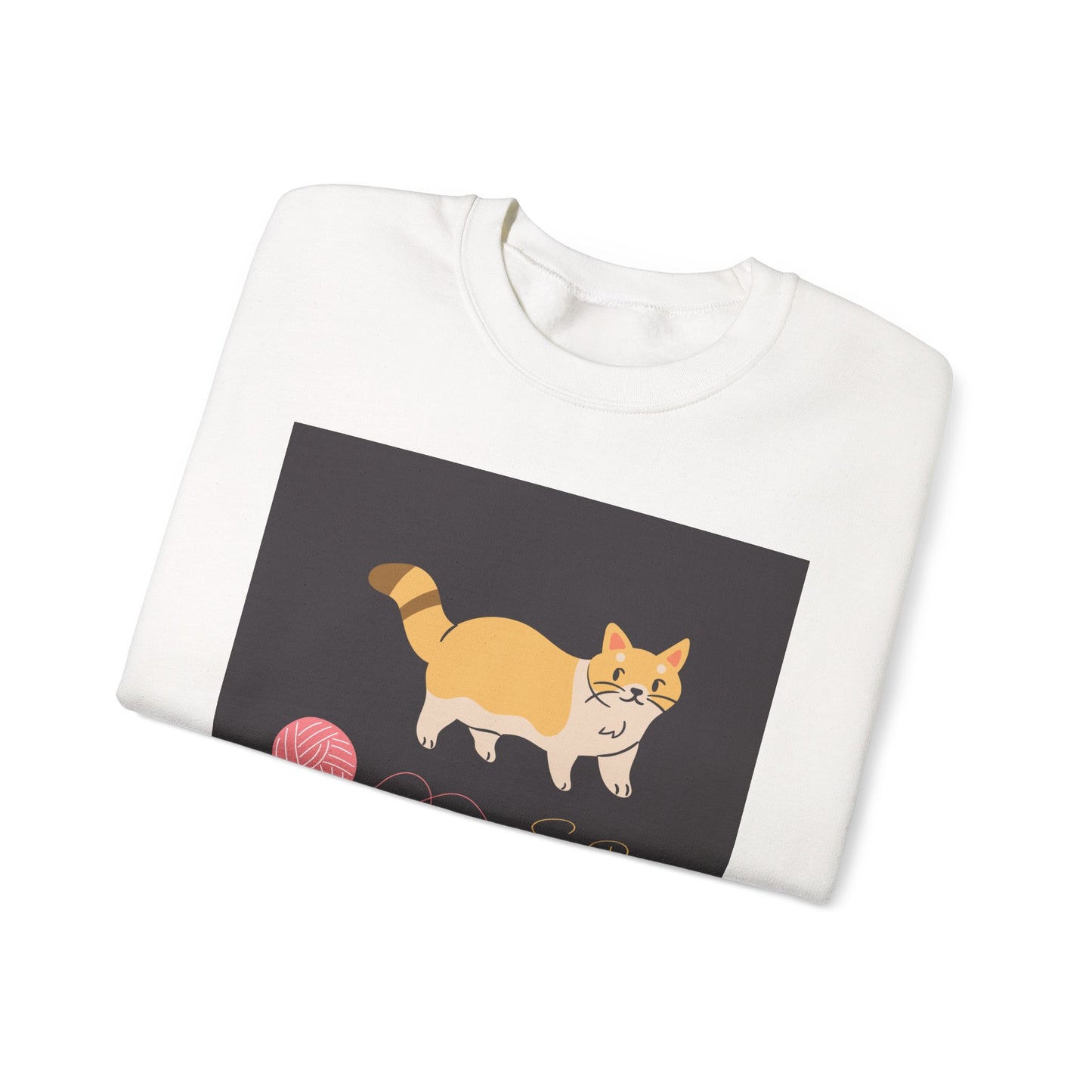 Cozy Cat Sweatshirt | Perfect Gift for Cat Lovers, Great for Casual Wear, Birthday Gift, Pet-Themed Apparel