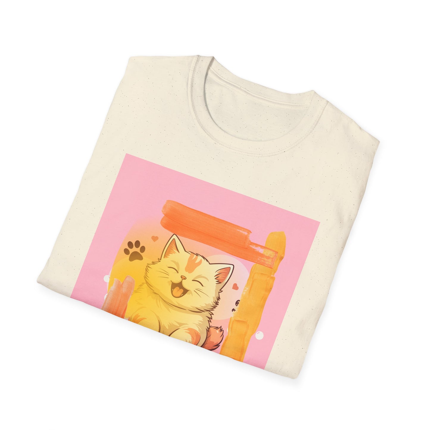 Cute Cat Love T-Shirt, Perfect Gift for Pet Lovers, Casual Wear, Birthday Present, Animal Lovers Tee