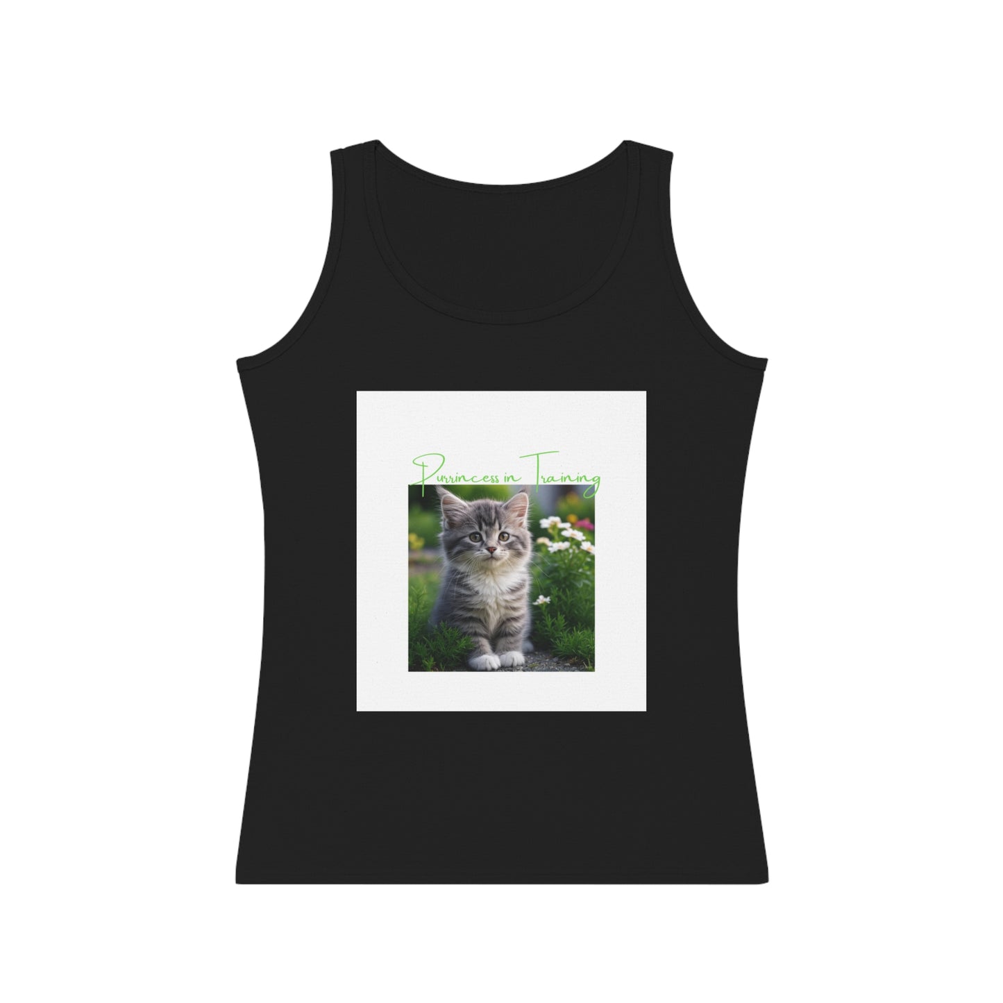 Playful Cat Women's Tank Top, Cute Pet Apparel, Summer Outfit, Cat Lover Gift, Casual Wear, Animal-themed Clothing