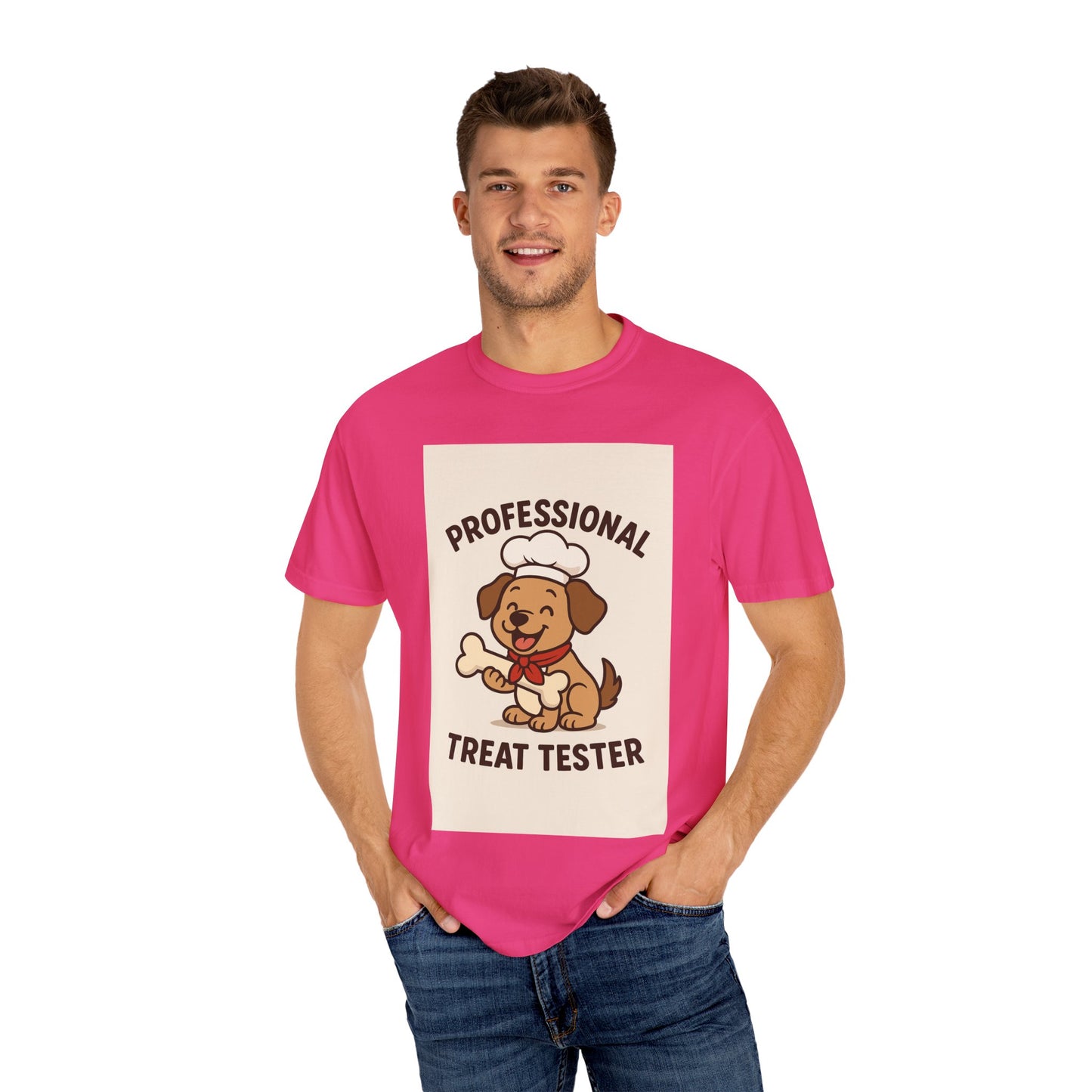 Funny Dog Lover's T-Shirt, Professional Treat Tester Tee, Gift for Pet Owners, Animal Lover Shirt, Dog Mom Gift