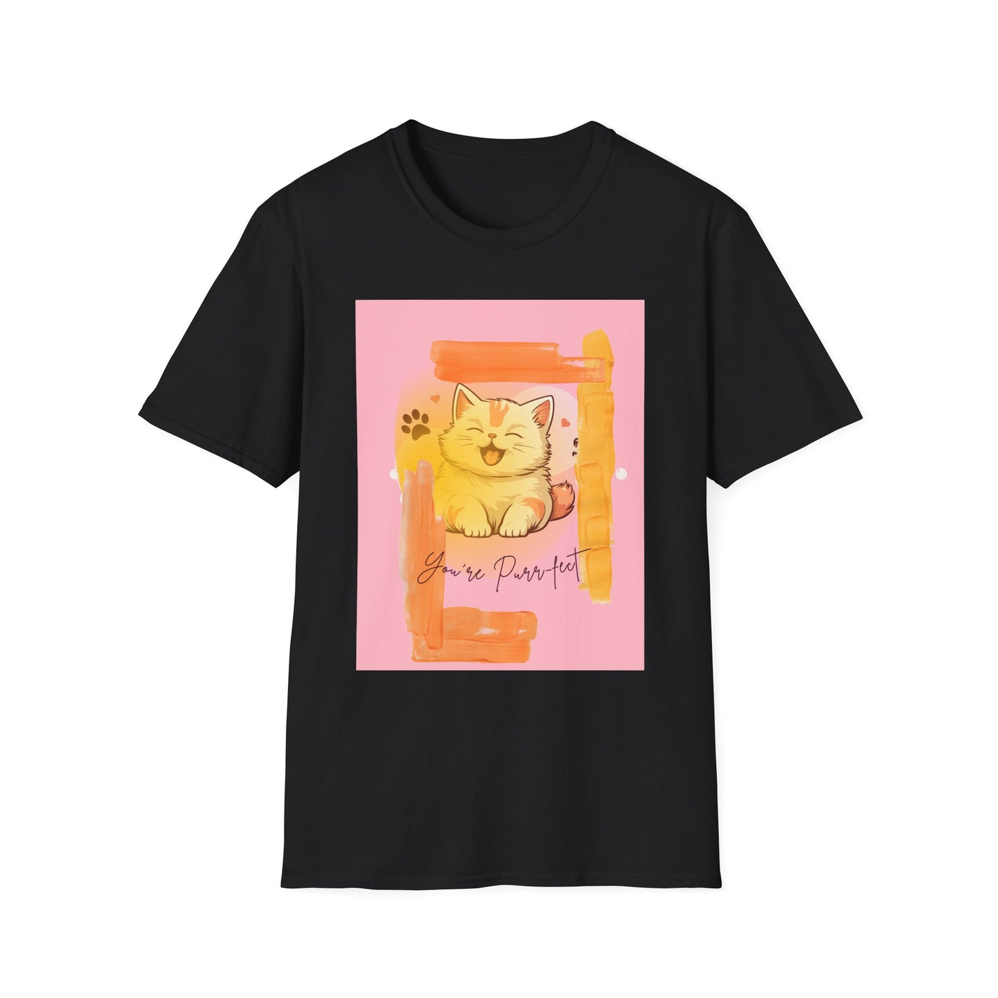 Cute Cat Love T-Shirt, Perfect Gift for Pet Lovers, Casual Wear, Birthday Present, Animal Lovers Tee