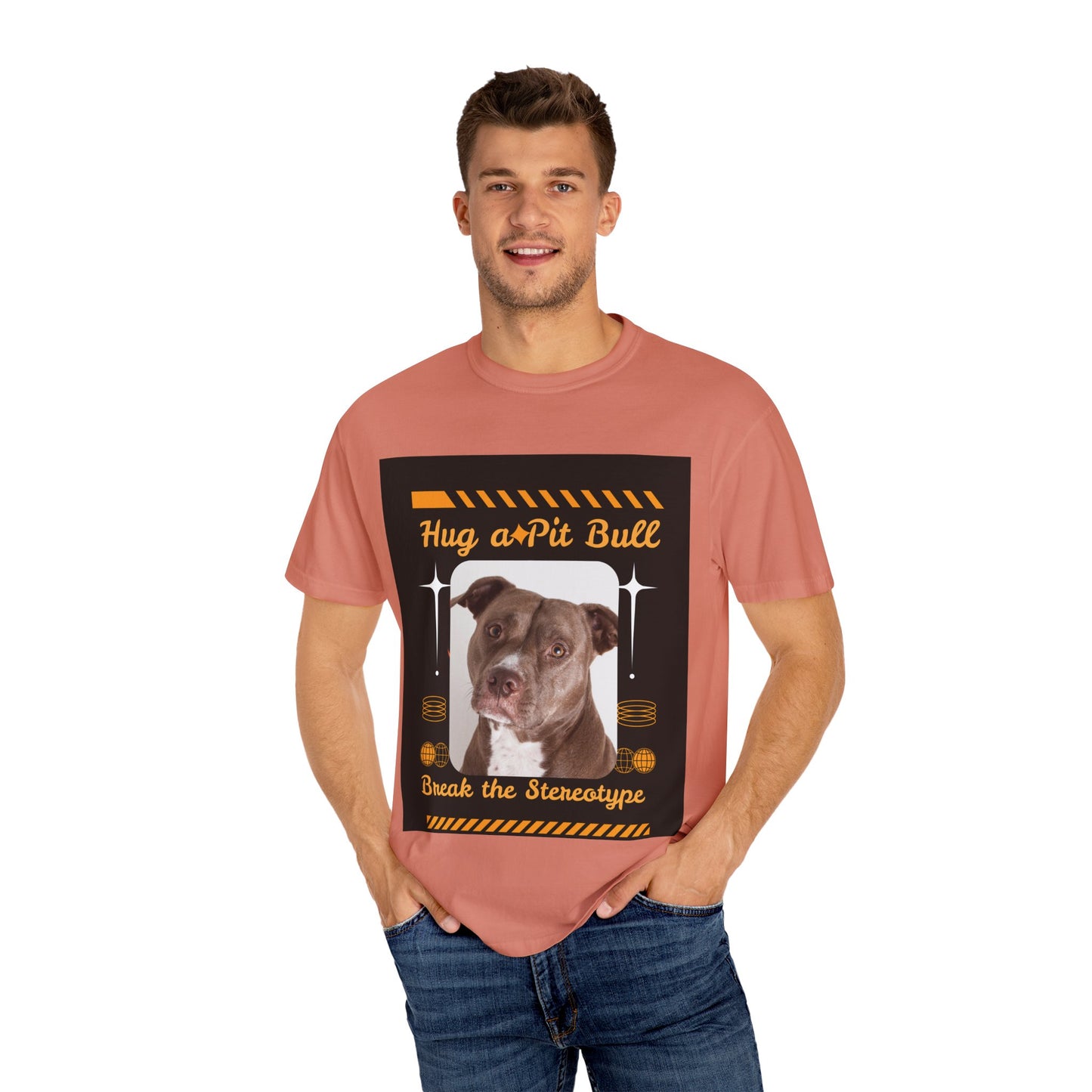 Pit Bull Awareness T-Shirt, Animal Lover Gift, Break the Stereotype Tee, Unisex Dog Shirt, Gifts for Dog Owners