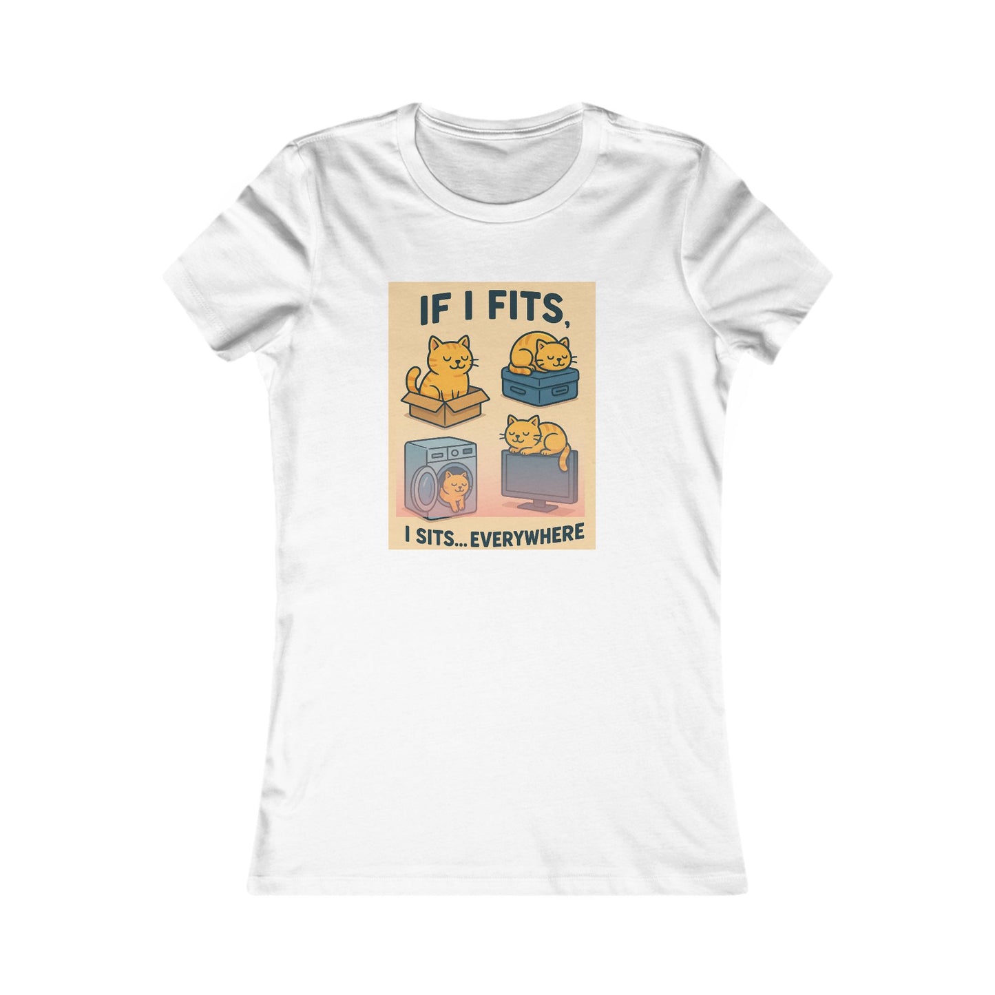 Humorous Cat Lover Tee, Cute Cat Shirt, Funny Women's Tee, Gift for Cat Moms, Pet Lover Gift, Everyday Humor Top
