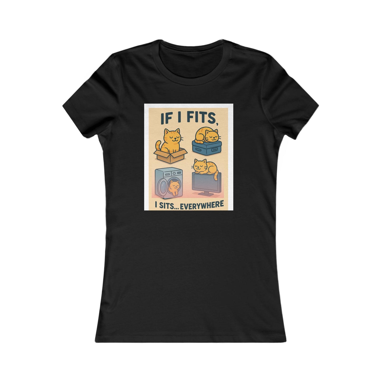 Humorous Cat Lover Tee, Cute Cat Shirt, Funny Women's Tee, Gift for Cat Moms, Pet Lover Gift, Everyday Humor Top