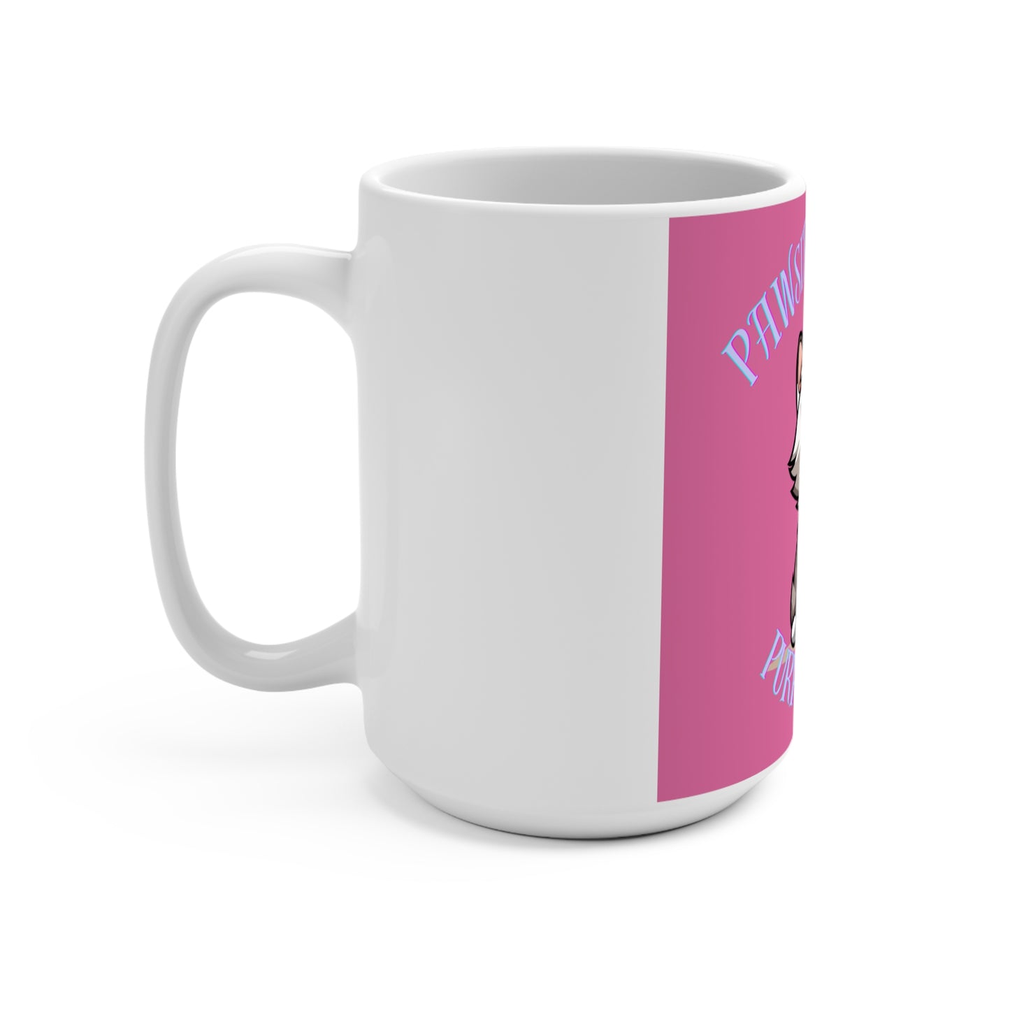 Cute Cat Mug - Pawsitive Vibes, Gift for Cat Lovers, Cozy Coffee Cup, Fun Pet Lover Gift, Unique Kitchen Decor