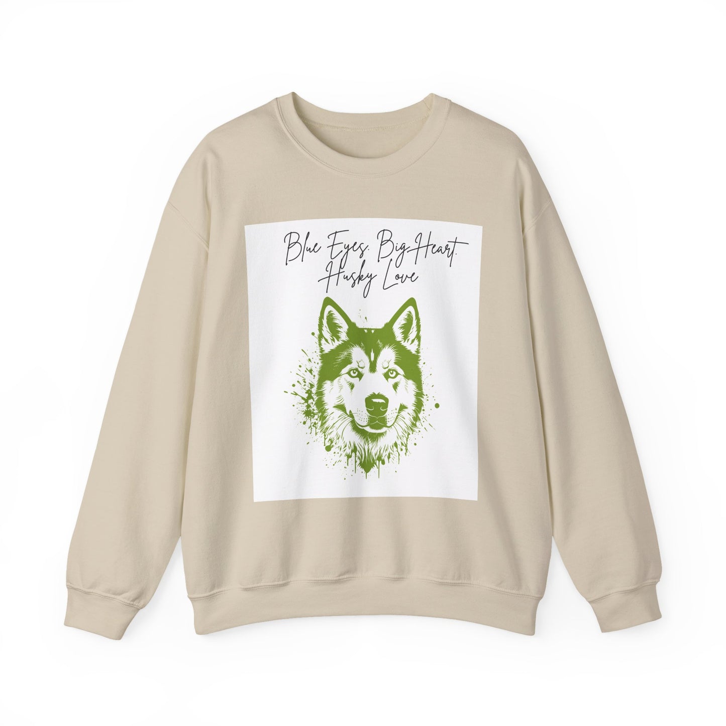 Husky Love Crewneck Sweatshirt | Cozy Pet Lover Gift, Unisex Sweatshirt, Animal Lover Apparel, Dog Sweatshirt, Birthday Gift