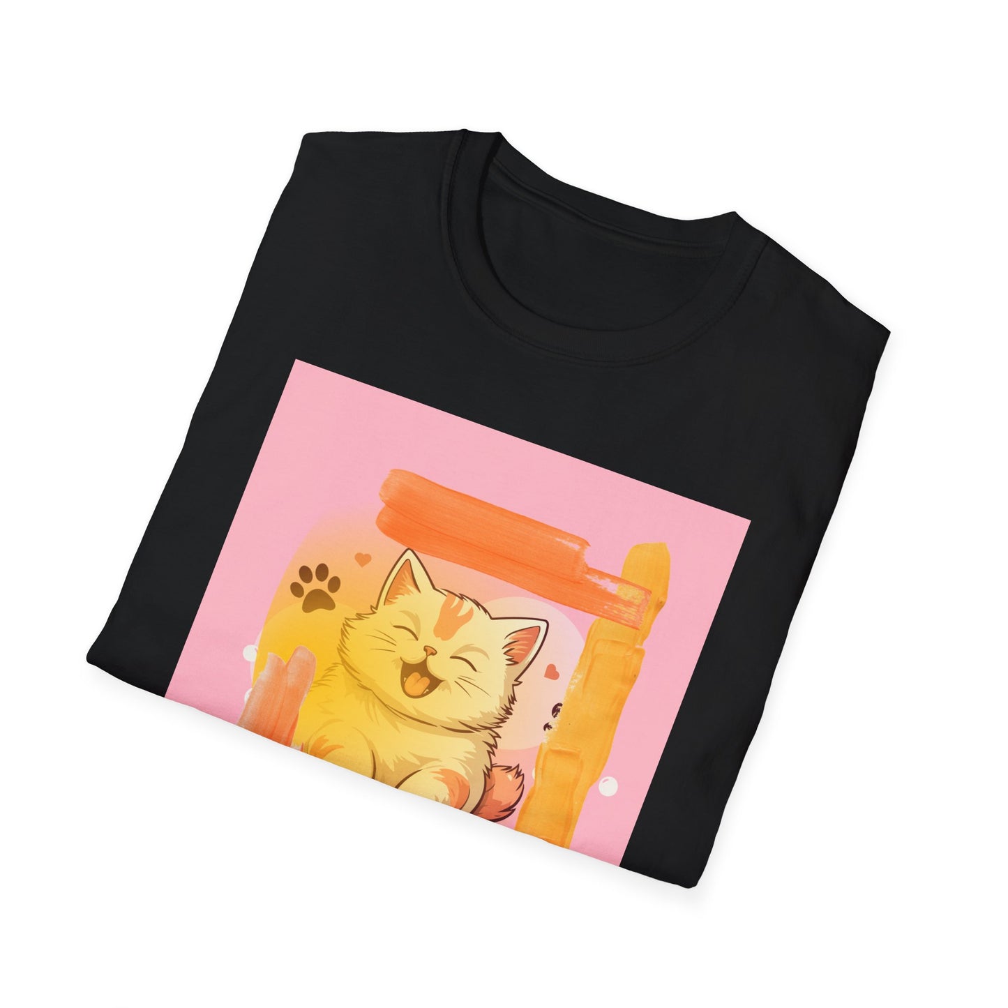 Cute Cat Love T-Shirt, Perfect Gift for Pet Lovers, Casual Wear, Birthday Present, Animal Lovers Tee