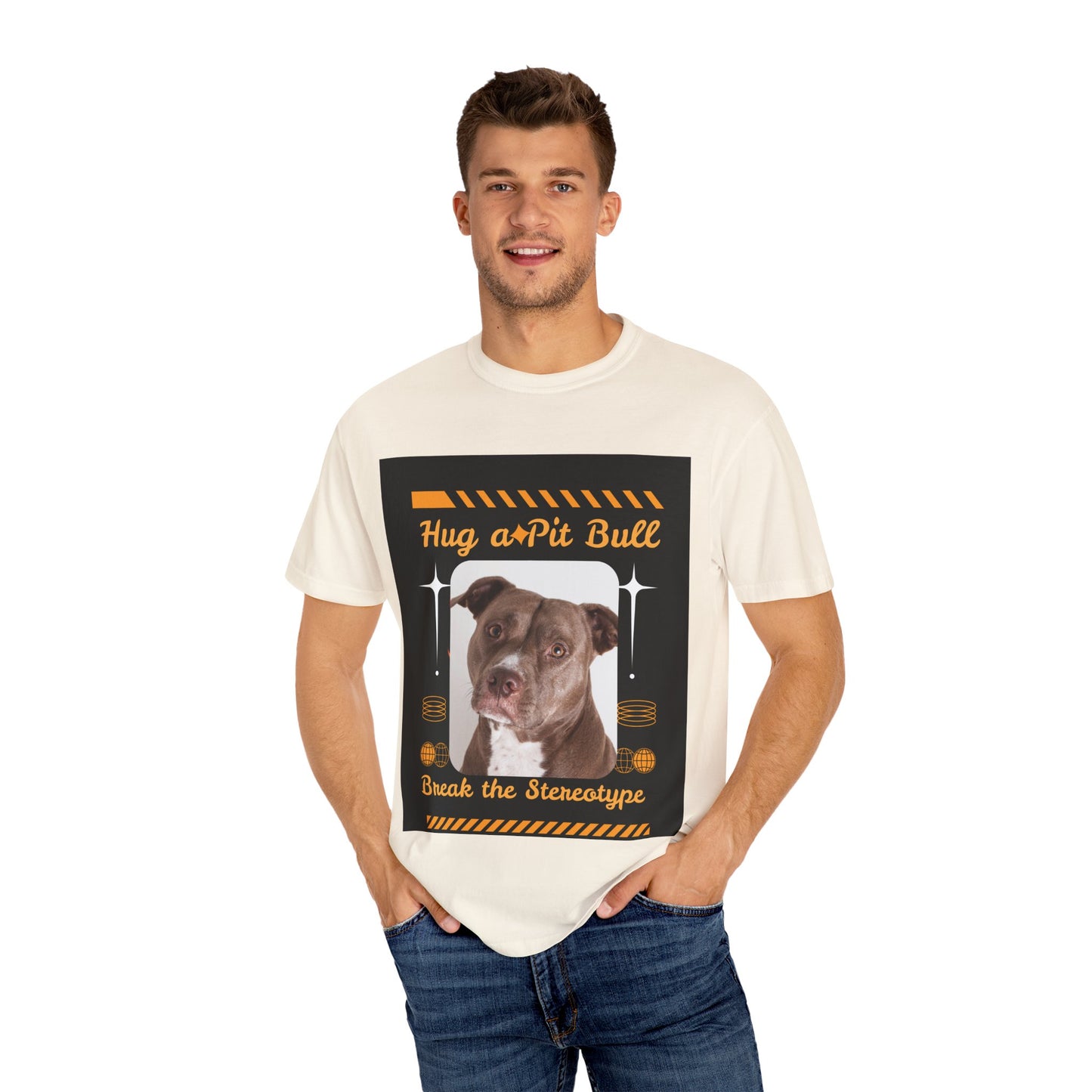 Pit Bull Awareness T-Shirt, Animal Lover Gift, Break the Stereotype Tee, Unisex Dog Shirt, Gifts for Dog Owners