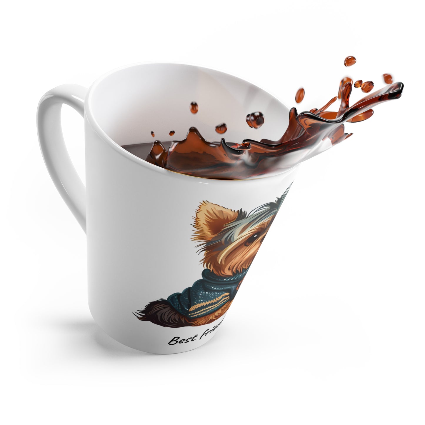 Best Friends Forever Dog Latte Mug | Cute Yorkshire Terrier Design | Pet Lover Gift | Coffee Cup for Dog Owners | Animal Lover Mug | [...]