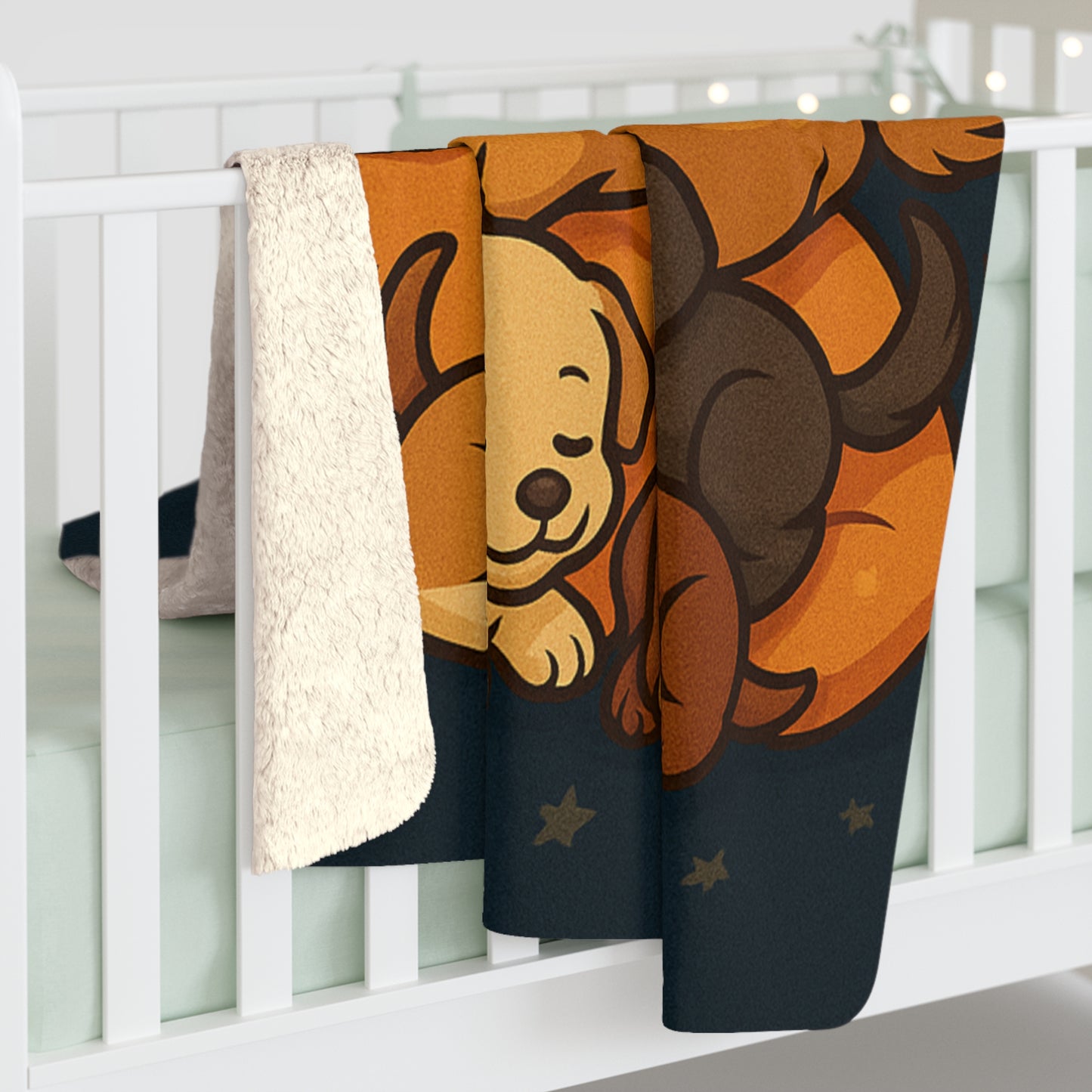 Cozy Dog-Themed Sherpa Fleece Blanket for Pet Lovers, Gifts for Dog Owners, Cute Puppy Decor, Warm Throw Blanket, Snuggle Time Essentials