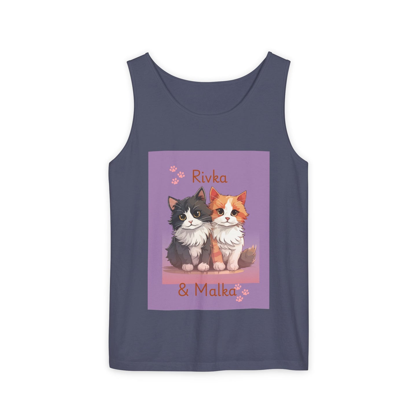 Adorable Cat Lovers Tank Top, Cute Animal Apparel, Gift for Cat Owners, Pet Lover Summer Shirt, Cat Themed Fashion