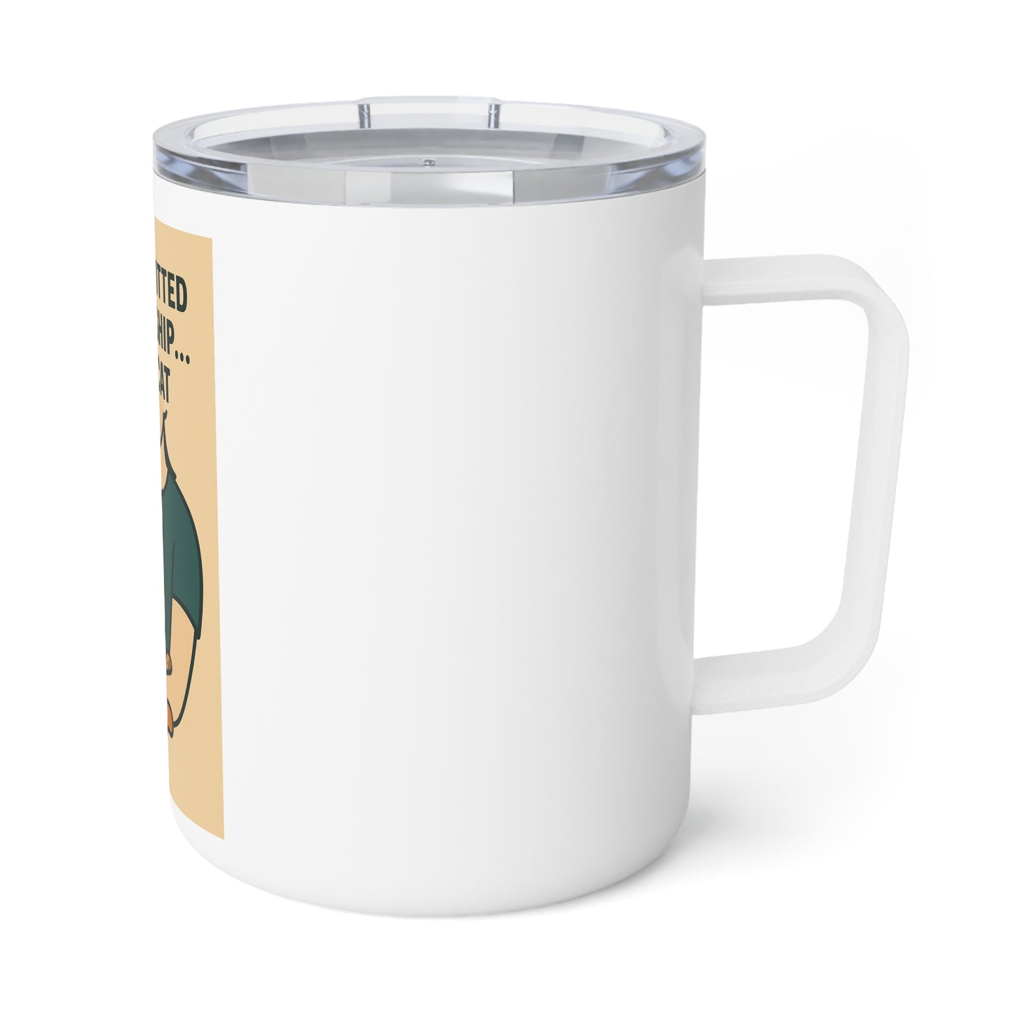 Cat Lover Insulated Coffee Mug - Perfect Gift for Pet Owners, Unique Drinkware for Cat Moms, Funny Relationship Mug, Cute Cat-Themed [...]