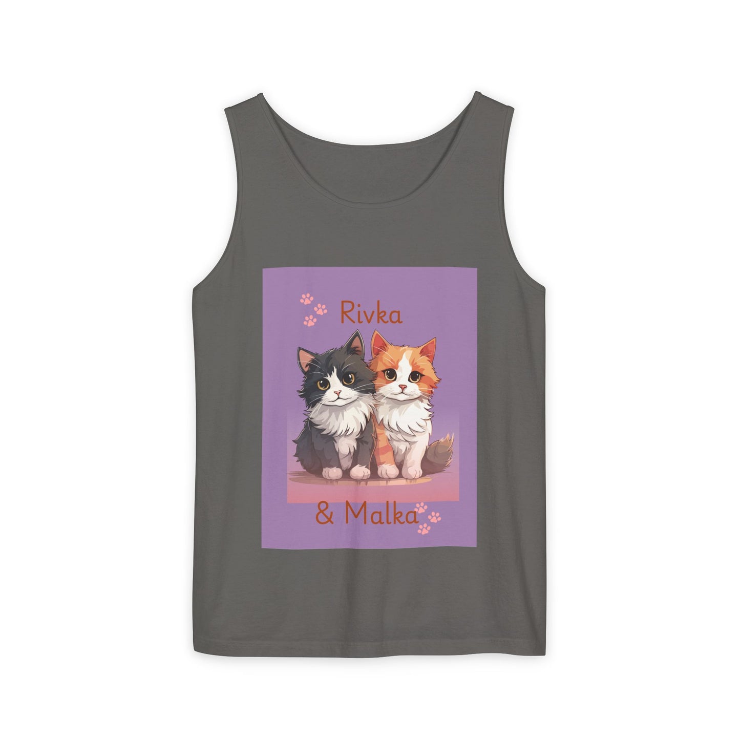 Adorable Cat Lovers Tank Top, Cute Animal Apparel, Gift for Cat Owners, Pet Lover Summer Shirt, Cat Themed Fashion