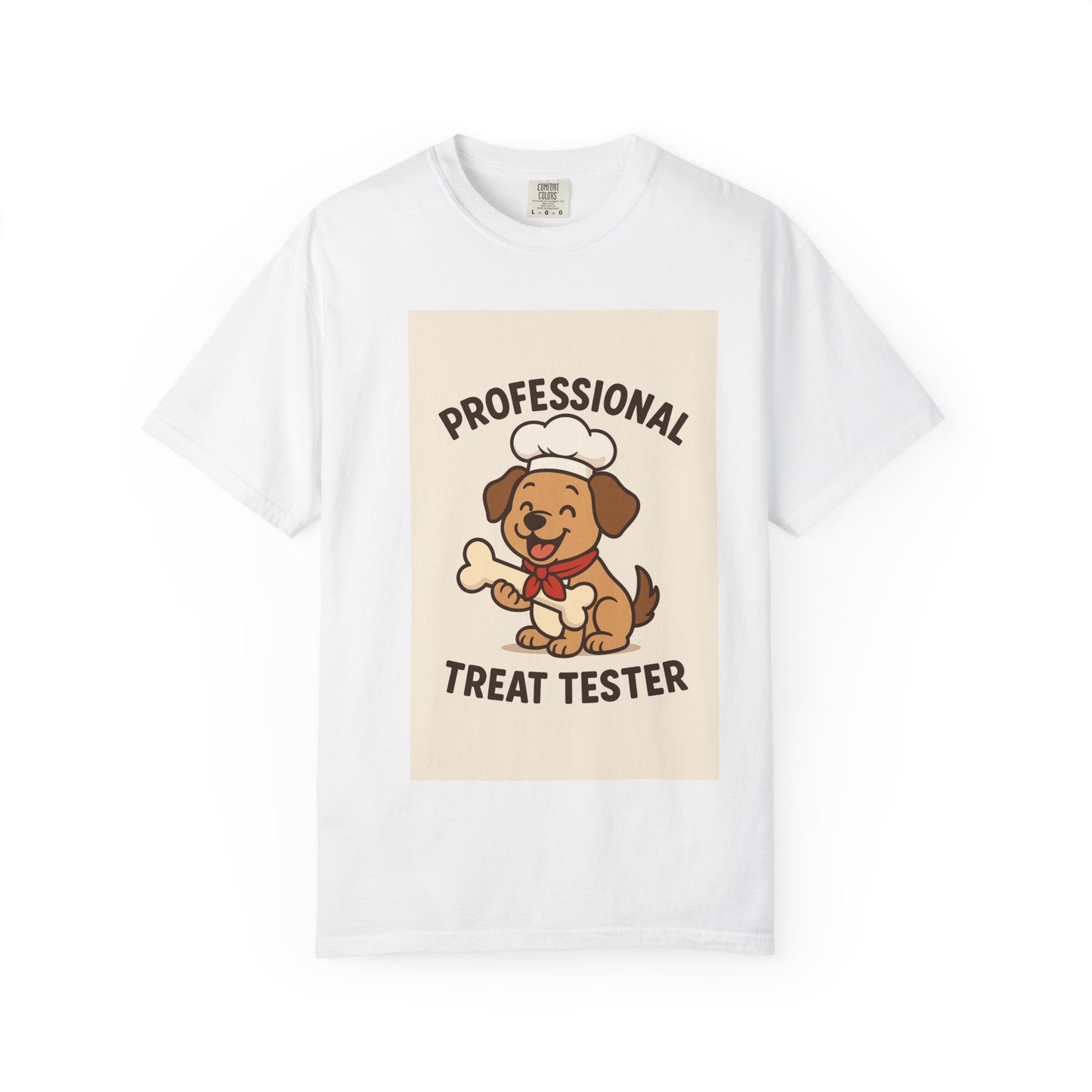 Funny Dog Lover's T-Shirt, Professional Treat Tester Tee, Gift for Pet Owners, Animal Lover Shirt, Dog Mom Gift
