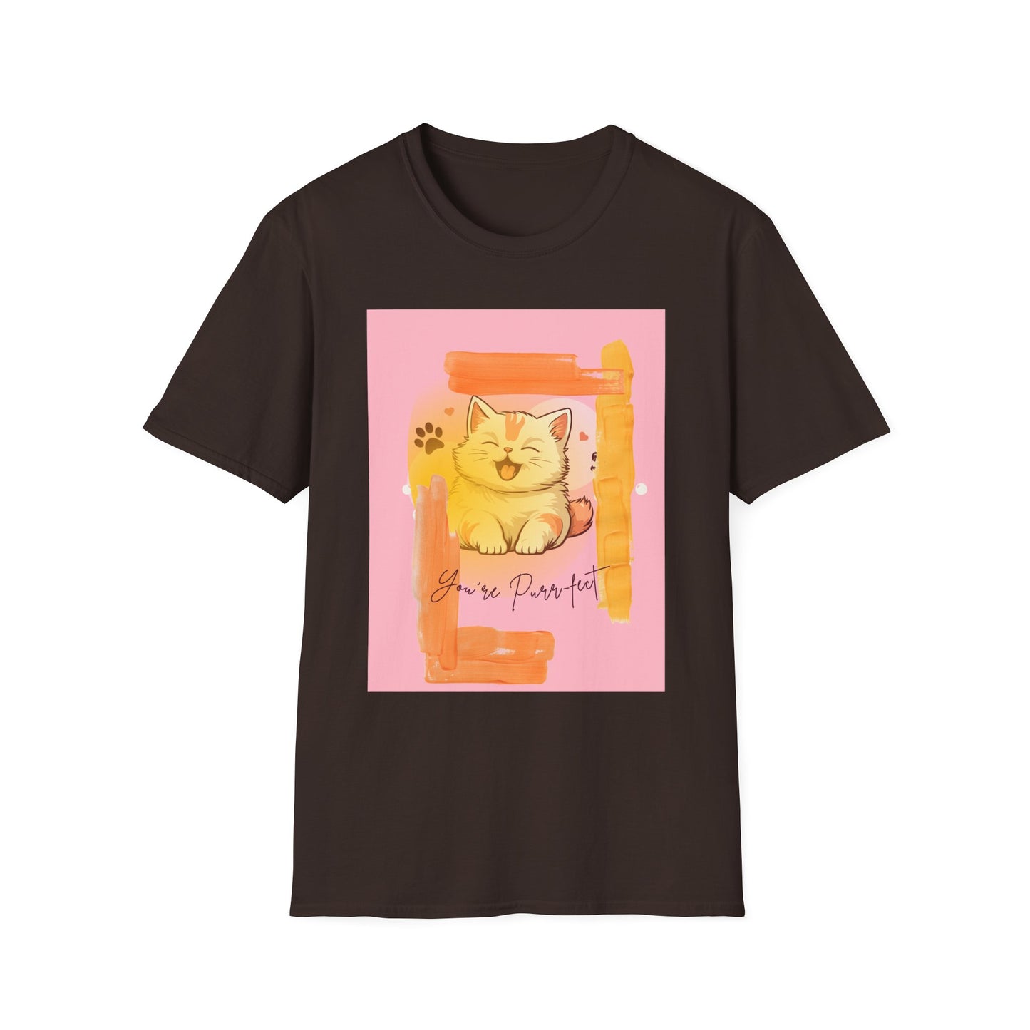 Cute Cat Love T-Shirt, Perfect Gift for Pet Lovers, Casual Wear, Birthday Present, Animal Lovers Tee