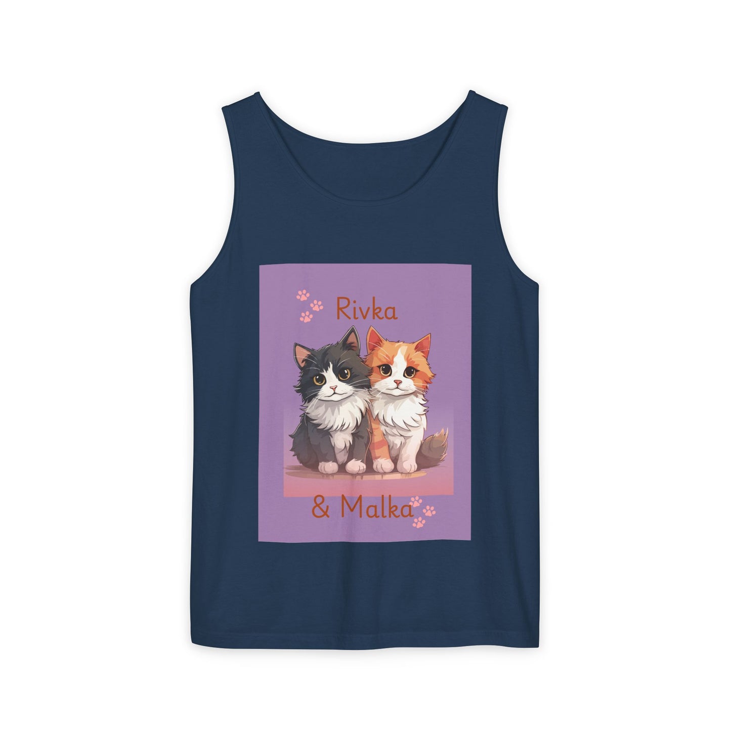 Adorable Cat Lovers Tank Top, Cute Animal Apparel, Gift for Cat Owners, Pet Lover Summer Shirt, Cat Themed Fashion
