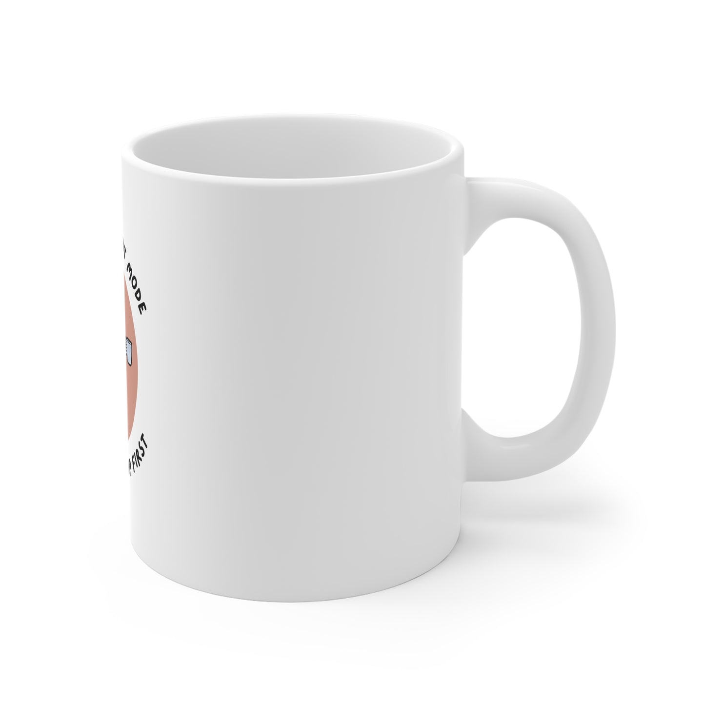 Autopilot Mode Cat Mug - Funny Coffee Cup, Gift for Cat Lovers, Cute Office Mug, Relaxation Gift, Unique Cat Lover's Present
