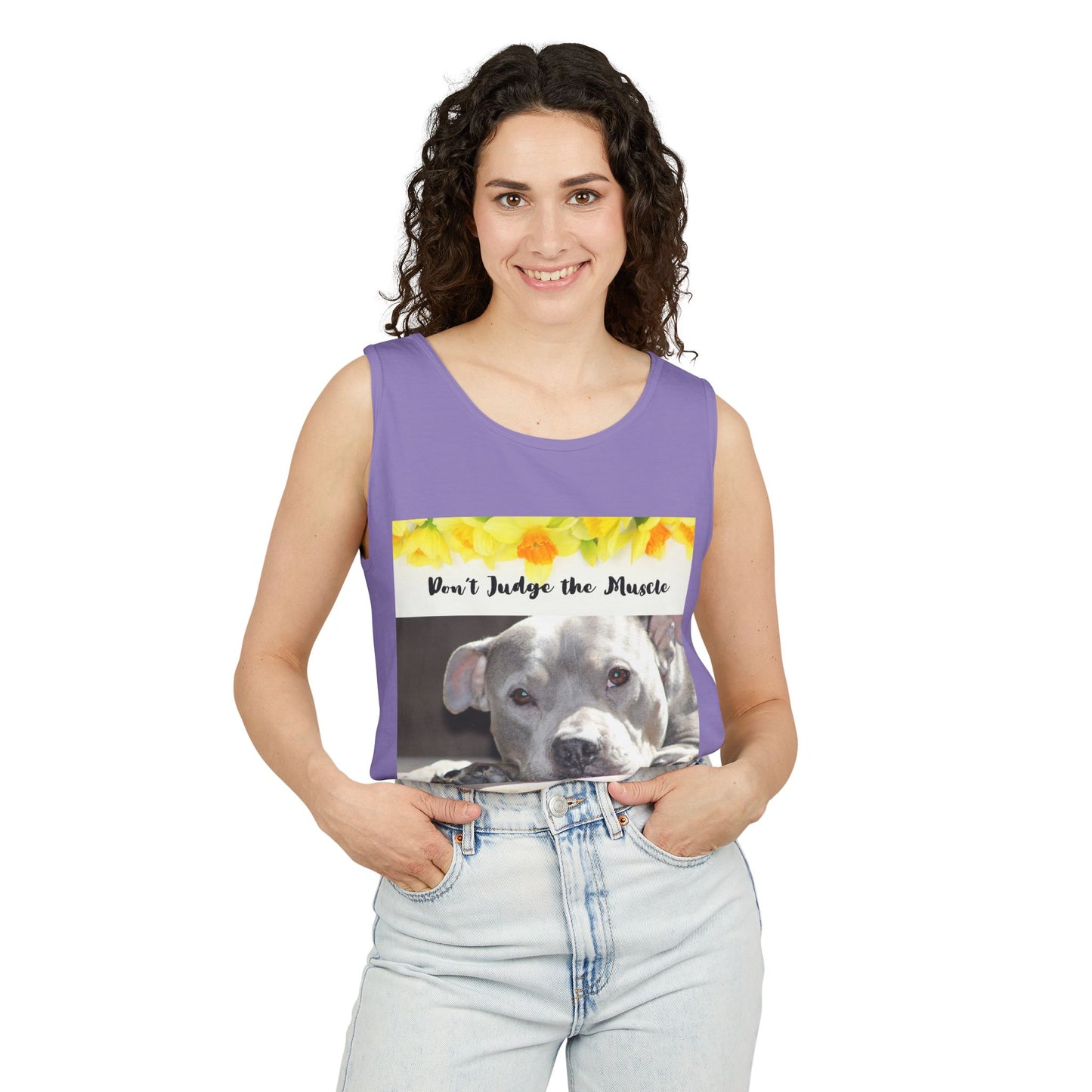 Feel the Love Tank Top, Dog Lover Gift, Summer Fashion, Cute Graphic Tank, Unisex Gift, Casual Wear, Animal Rescue Fundraiser