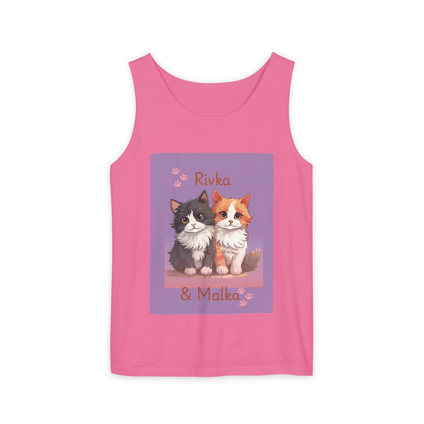 Adorable Cat Lovers Tank Top, Cute Animal Apparel, Gift for Cat Owners, Pet Lover Summer Shirt, Cat Themed Fashion