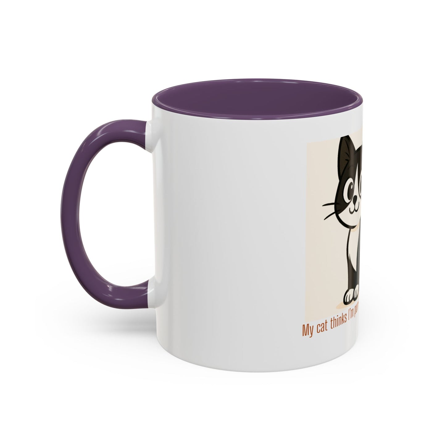 Purr-fect Cat Coffee Mug - for Cat Lovers, Pet Owners, Gift for Her, Funny Cat Lover Mug, Cute Animal Coffee Cup