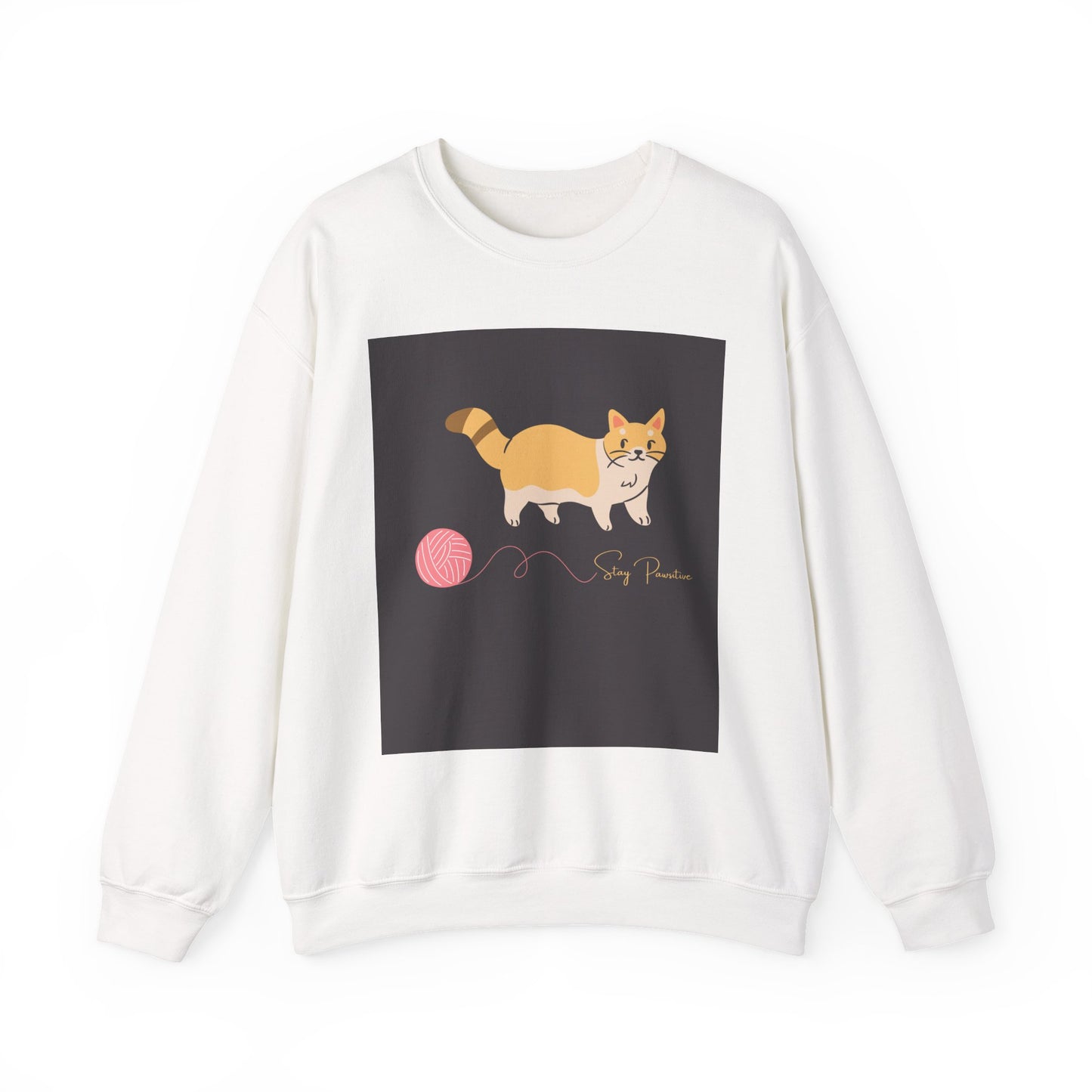 Cozy Cat Sweatshirt | Perfect Gift for Cat Lovers, Great for Casual Wear, Birthday Gift, Pet-Themed Apparel