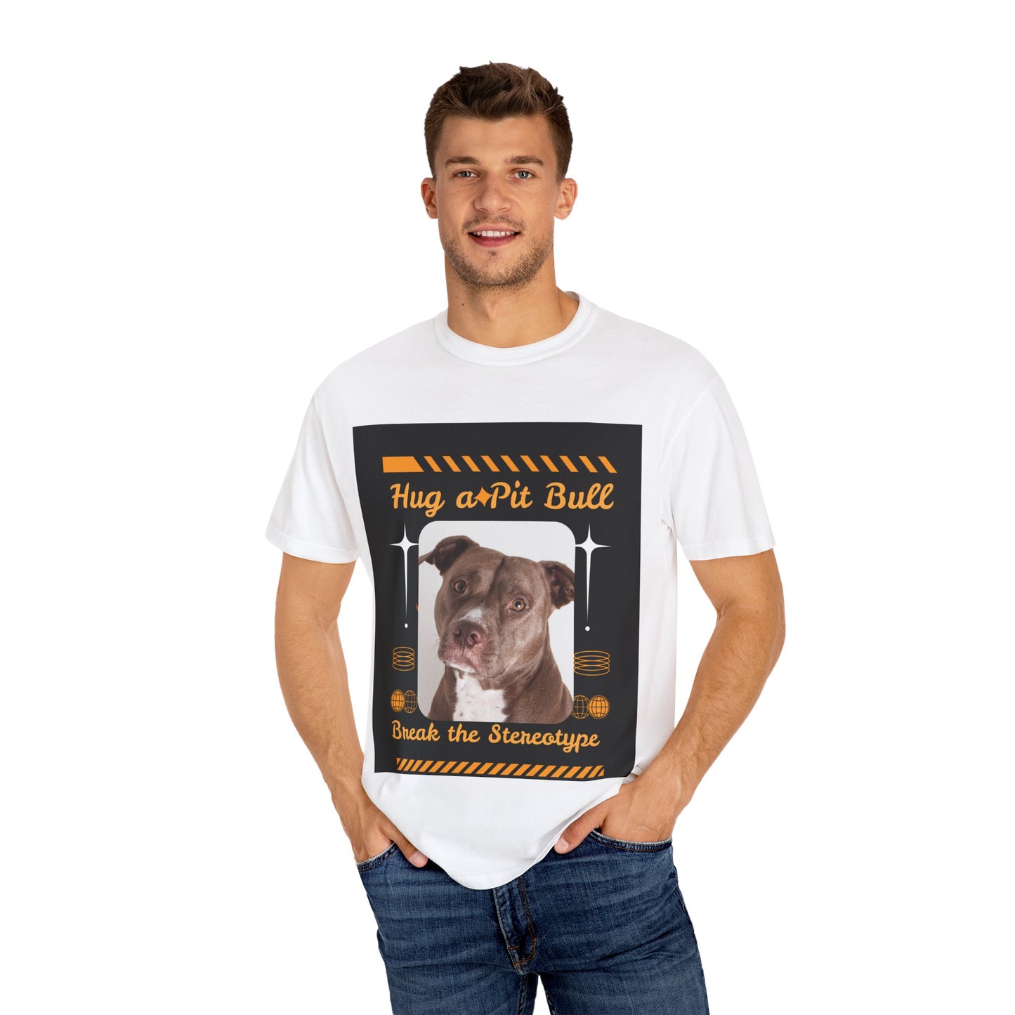 Pit Bull Awareness T-Shirt, Animal Lover Gift, Break the Stereotype Tee, Unisex Dog Shirt, Gifts for Dog Owners
