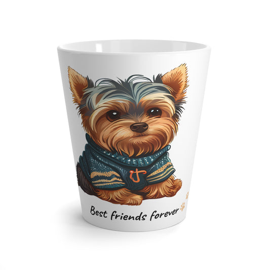Best Friends Forever Dog Latte Mug | Cute Yorkshire Terrier Design | Pet Lover Gift | Coffee Cup for Dog Owners | Animal Lover Mug | [...]