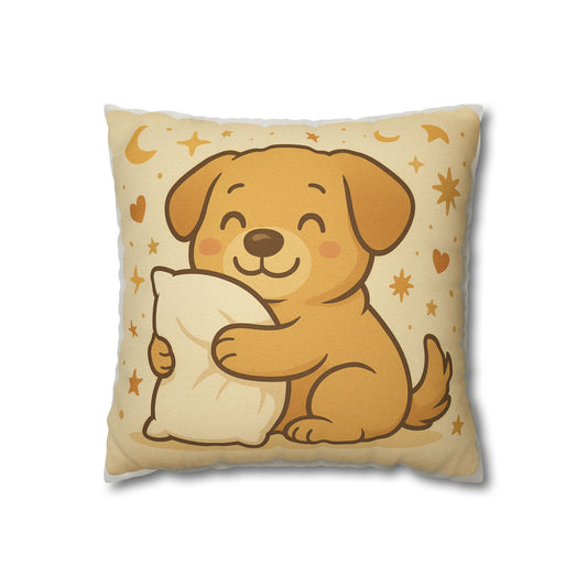 Adorable Dog-Themed Pillowcase, Cozy Pet Decor, Dog Lover Gift, Cute Home Accent, Nursery Pillow