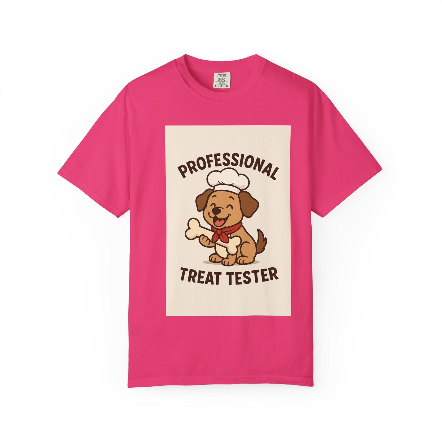 Funny Dog Lover's T-Shirt, Professional Treat Tester Tee, Gift for Pet Owners, Animal Lover Shirt, Dog Mom Gift
